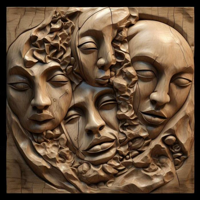 نموذج ثلاثي الأبعاد لآلة CNC 3D Art 